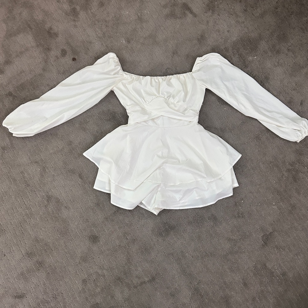 Altard State White Romper.
